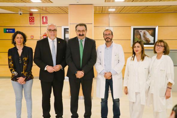sanz visita hospital