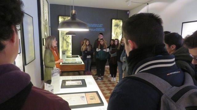 visita ies azuer al archivo museo sanchez mejias b