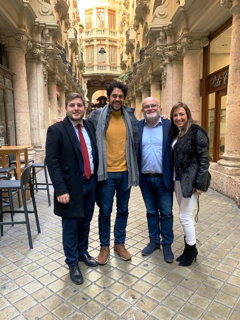 Foto JCCM Nacho Hernando junto al acto albaceteño Antonio Campos