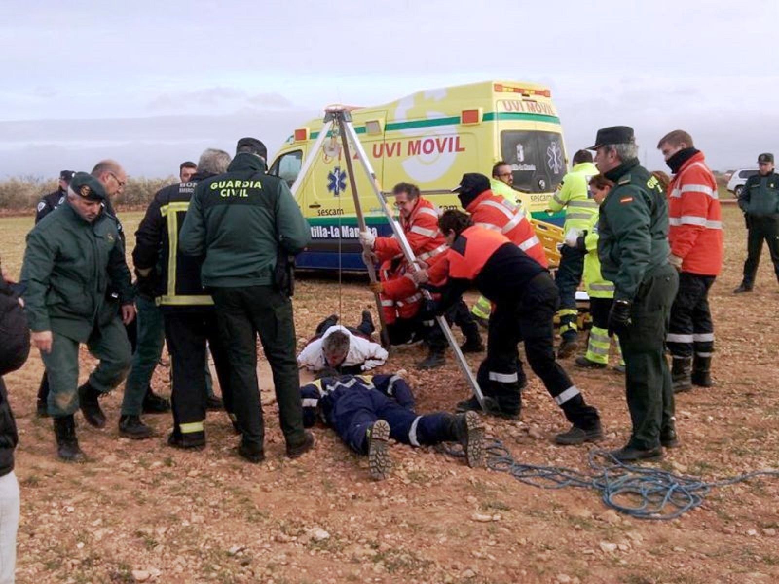 Rescate pozo enero 2016