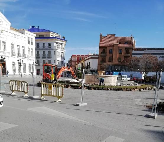 demolicion fuente remodelacion plaza b