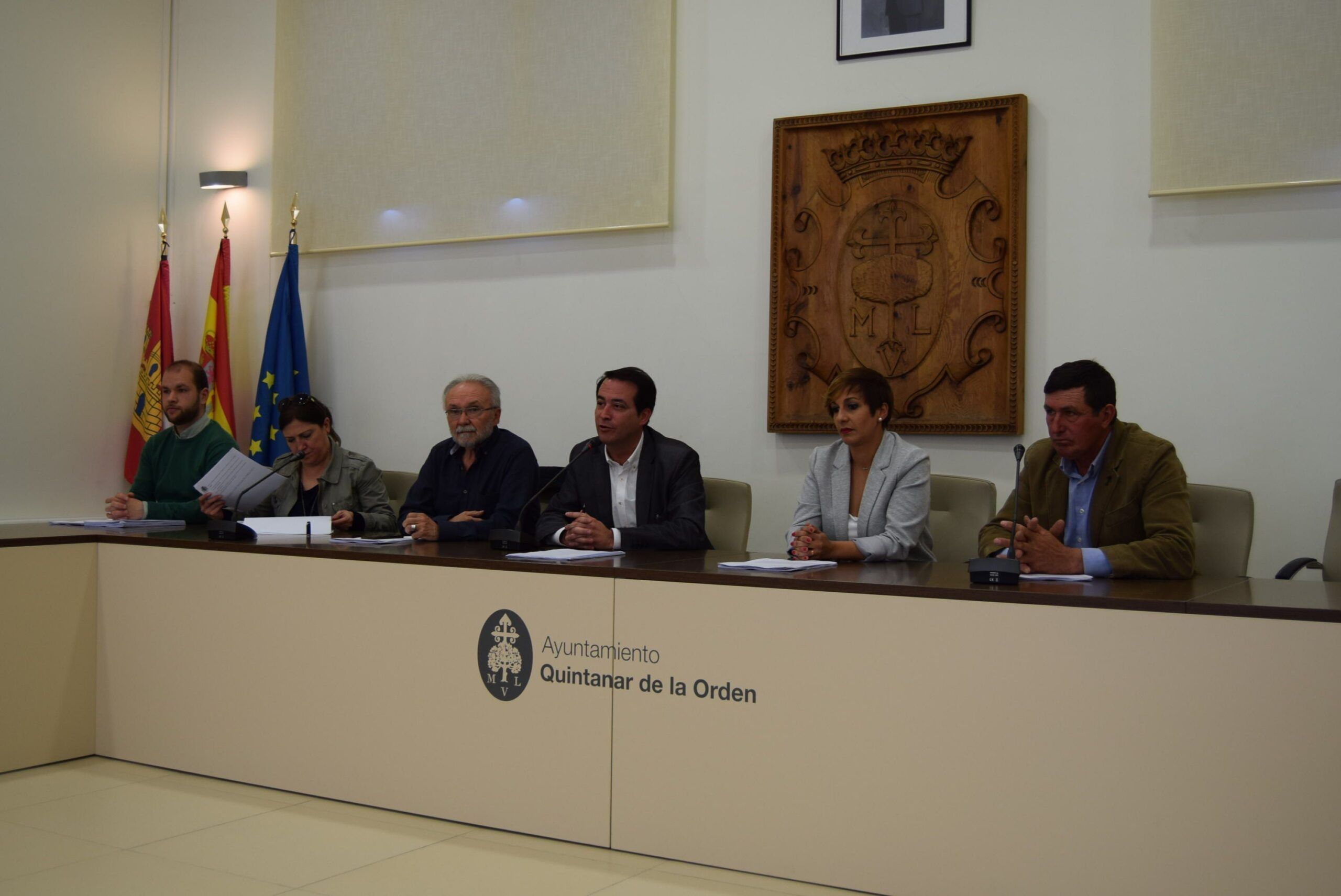 alcade y concejales Quintanar de la Orden