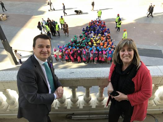 arroyo presenta piramide alimentaria infantil barcelona