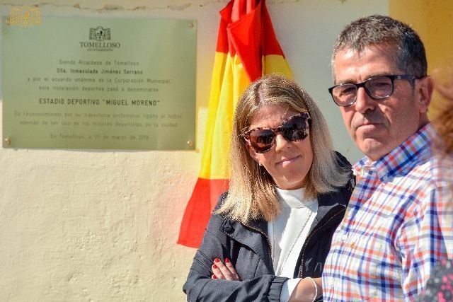 placa moreno ciudad deportiva tomelloso