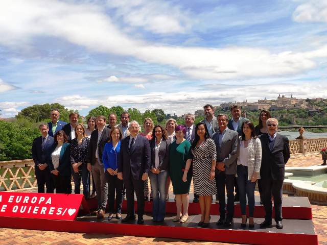 Foto candidatura europea PSOE