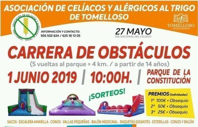 cartel actividades asociacion celiacos