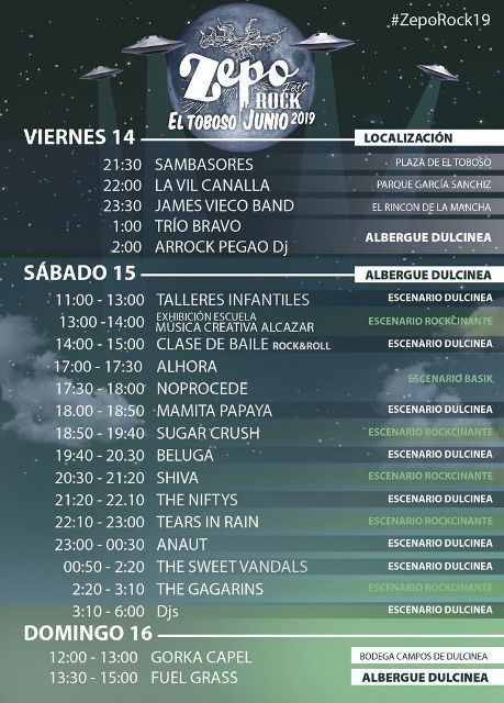 zeporock programacion