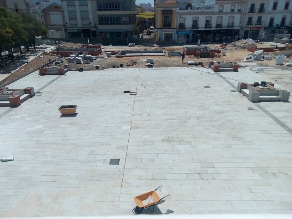 obras plaza españa tomelloso a
