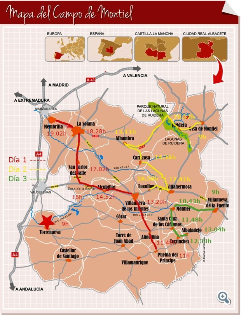 Mapa del recorrido
