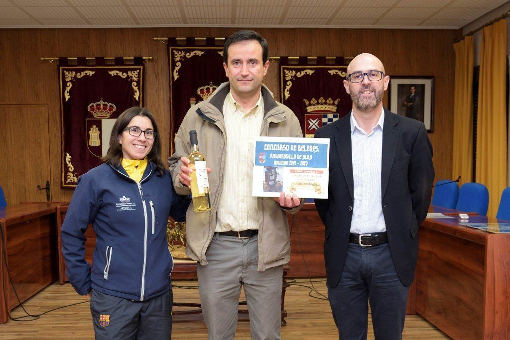 Entrega Premios de Belenes Ganadores reciclado AdeAlba