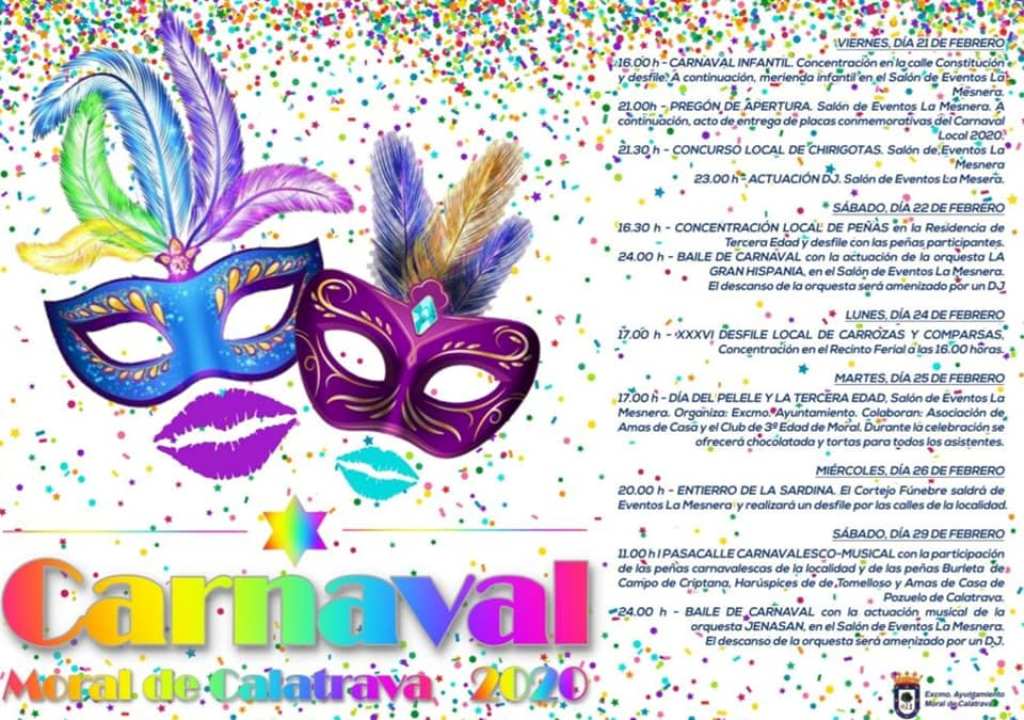 Moral de Calatrava CARNAVAL 2020
