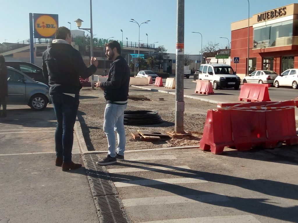 obras avcenida Juan Carlos I a