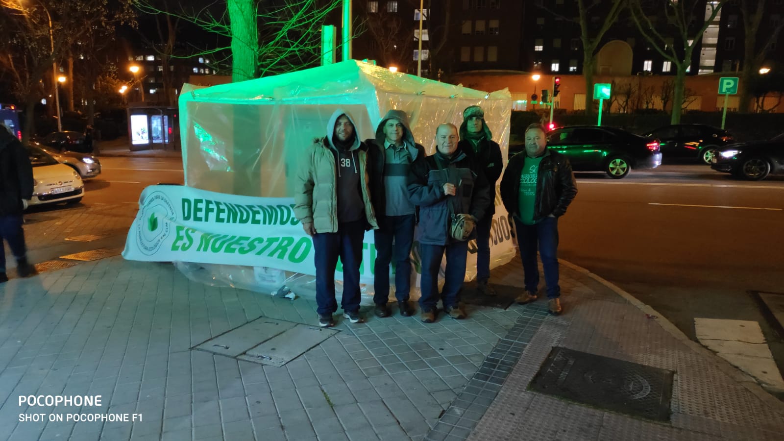 Acampada ante el Tribunal Constitucional