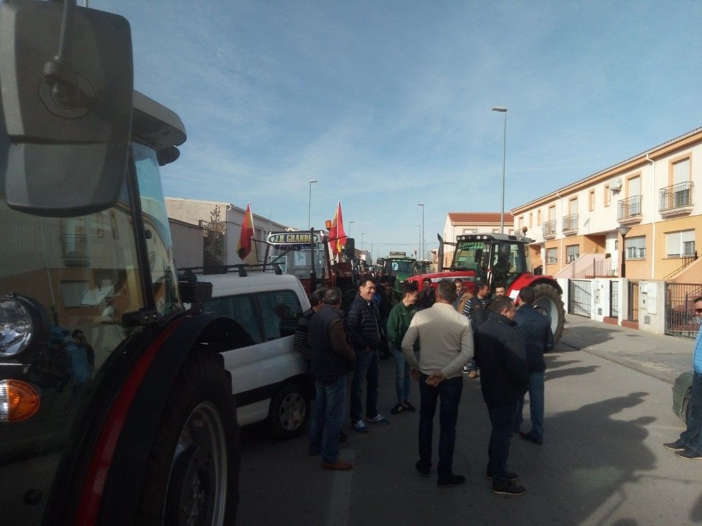 manifestación agricultores a