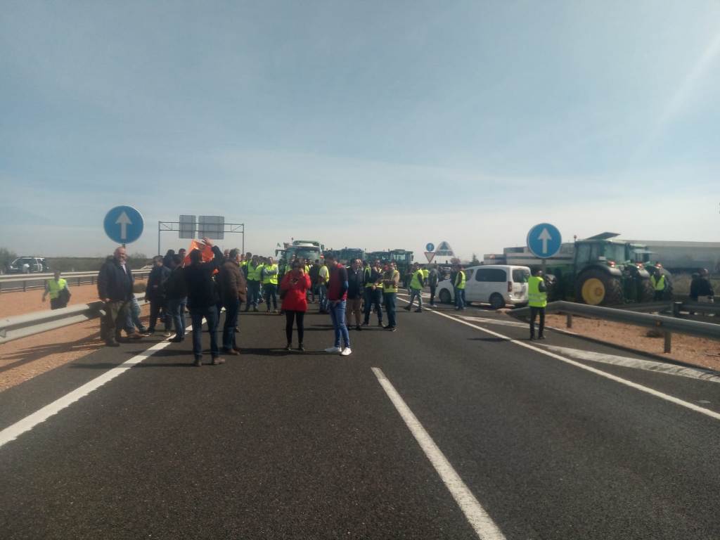 manifestación agricultores d