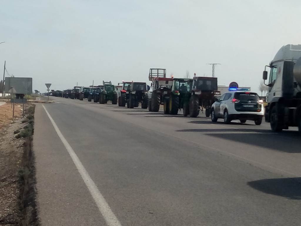 manifestación agricultores f