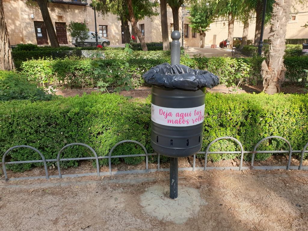 papelera violencia genero El Toboso