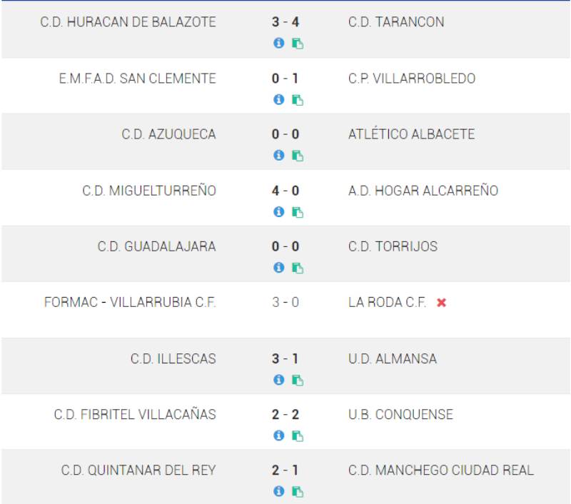 resultados jornada 3 tercera rfef