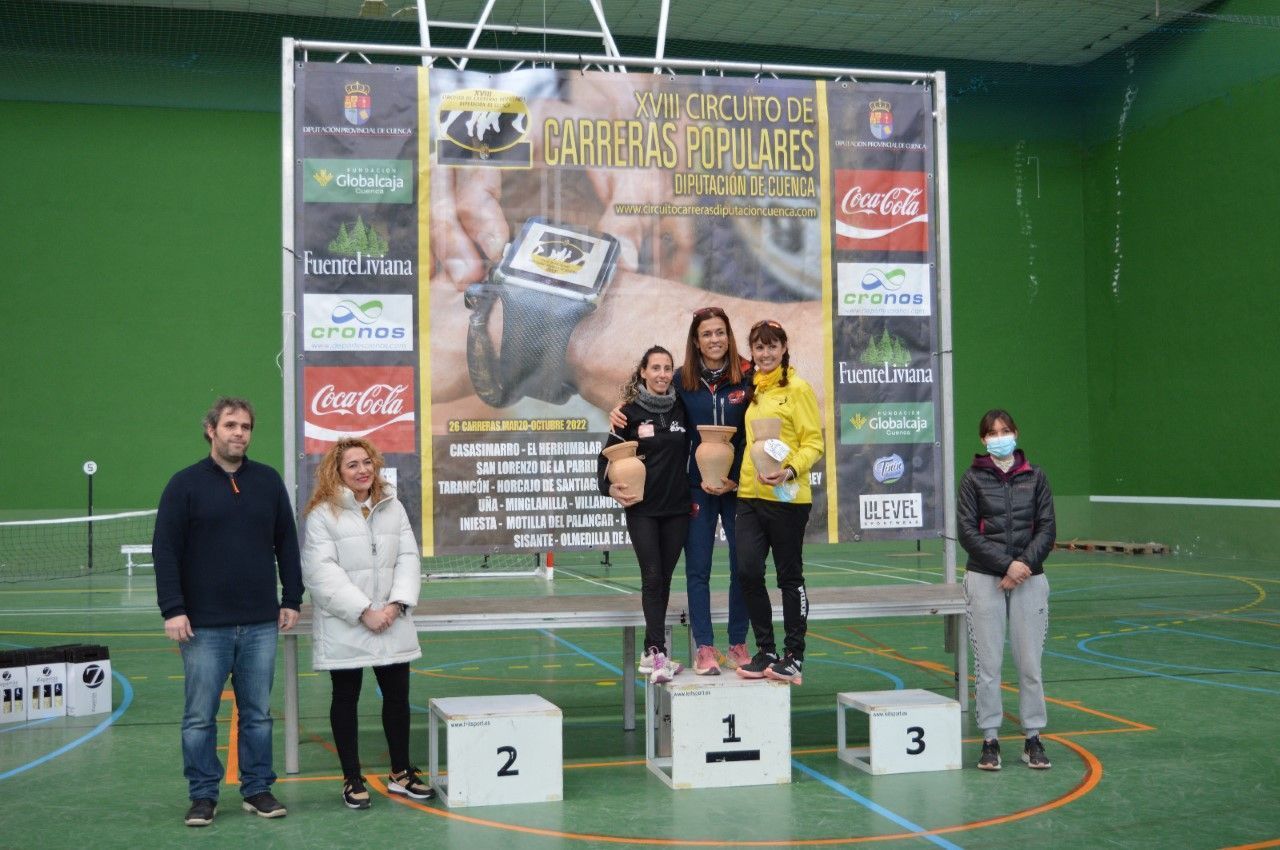 podio femenino