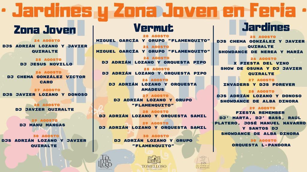 PROGRAMACION VERMUT Y ZONA JOVEN