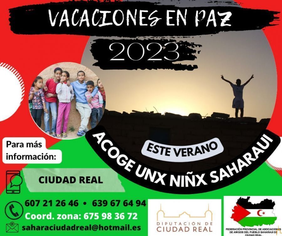 cartel Vacaciones en Paz