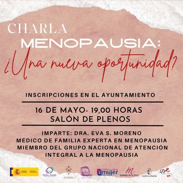 Salud y Mujer El Toboso charla menopausia