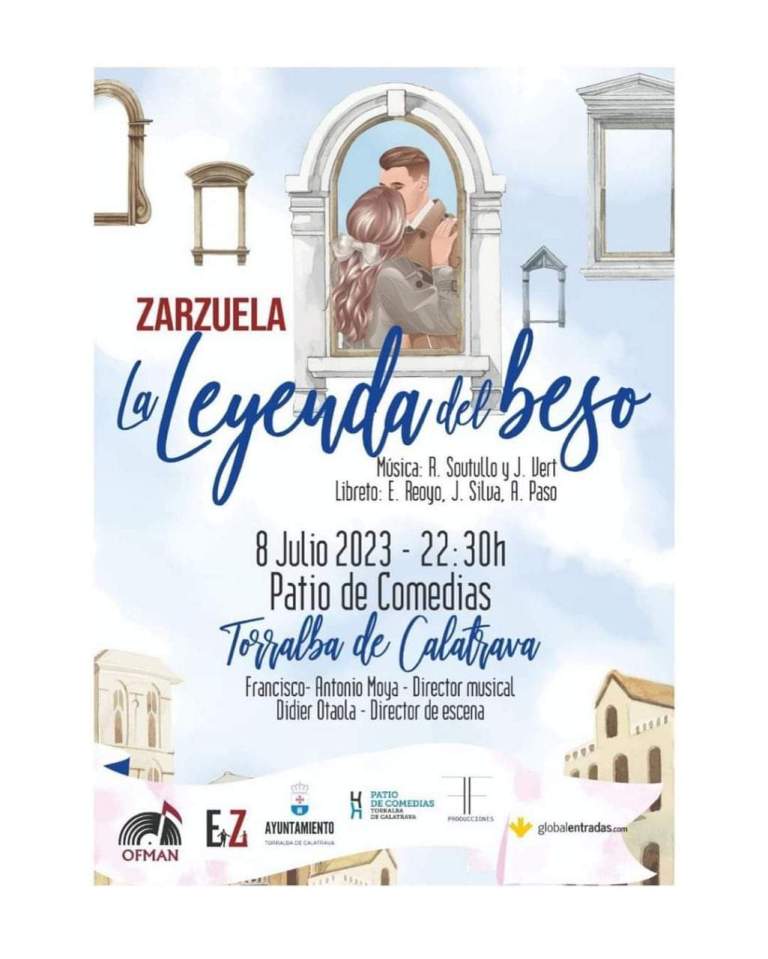Cartel la leyenda del beso