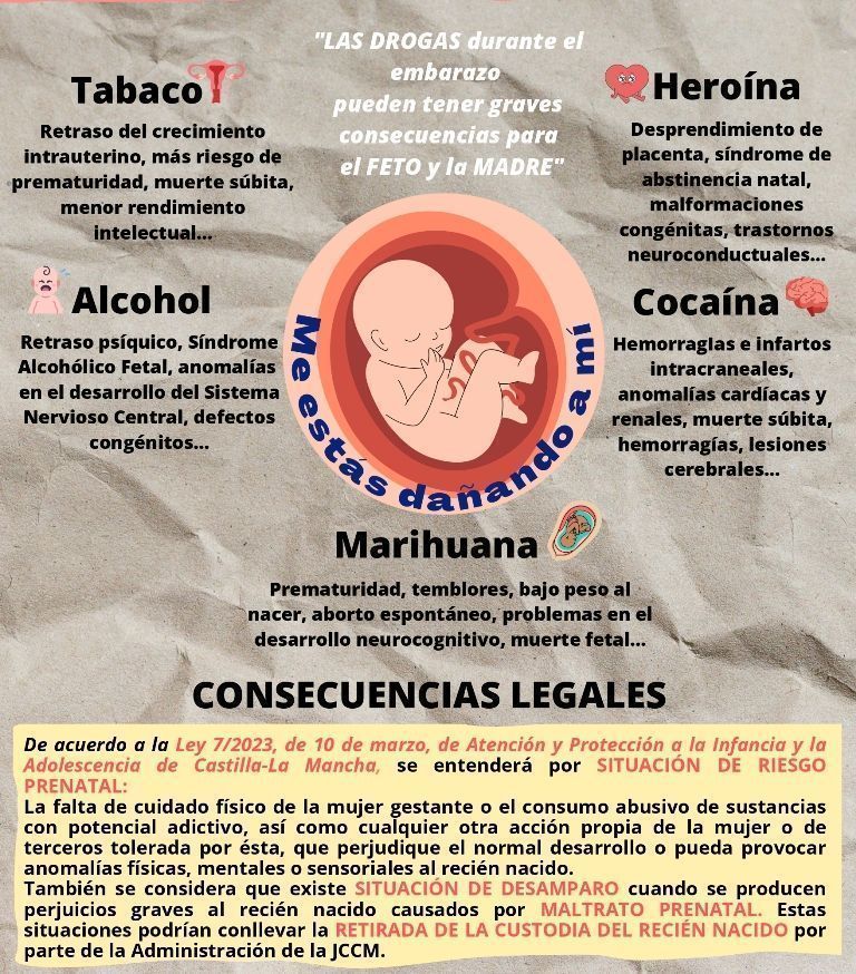 F2 Campaña Drogas y Embarazo Alcázar