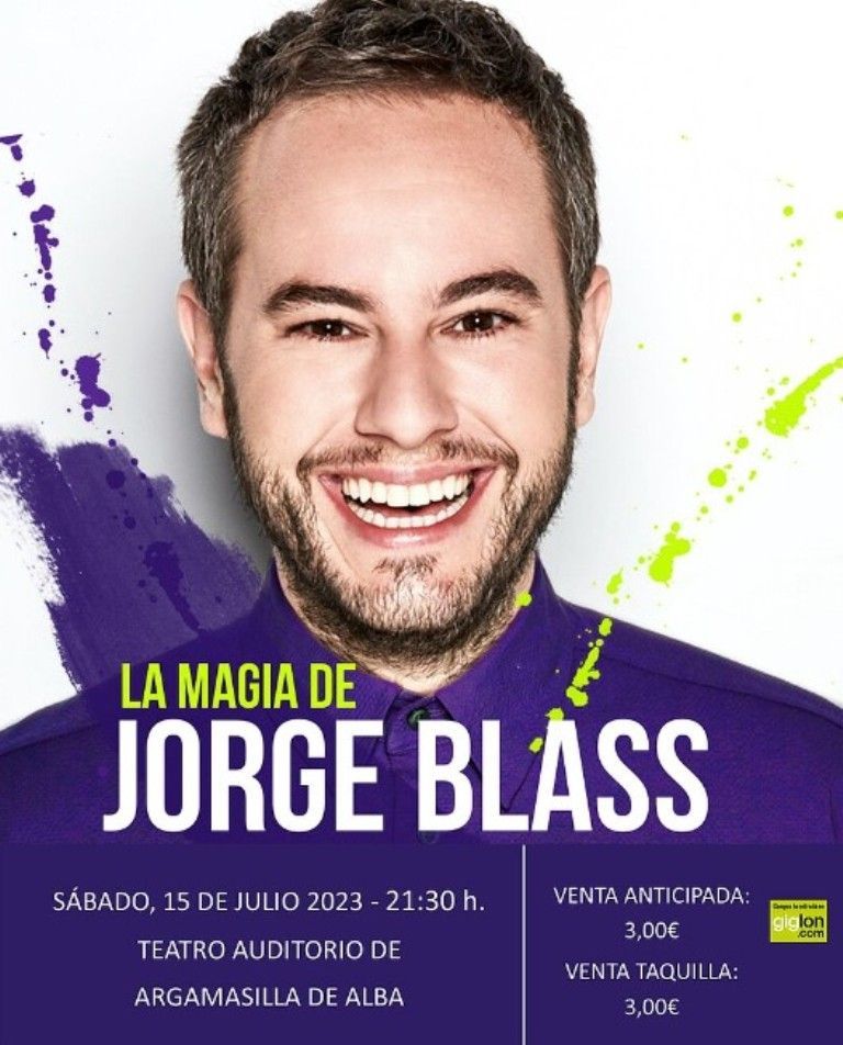 actuacion Jorge Blas en Argamasilla
