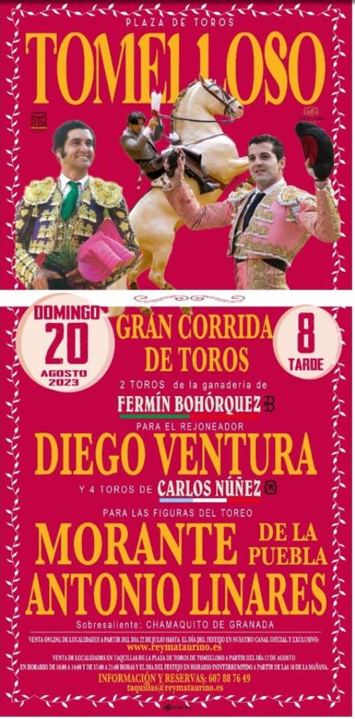 cartel toros tomelloso