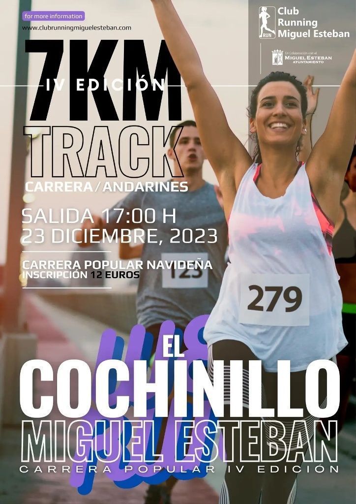 Cartel carrera El cochinillo