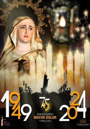cartel 75 aniversario del Mayor Dolor