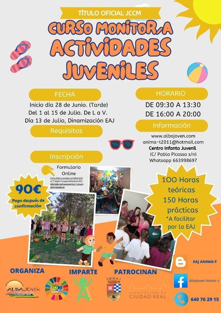 20240613 Curso Monitor de Actividades Juveniles AdeAlba