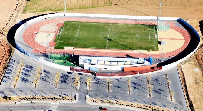 Pista de Atletismo vista aérea