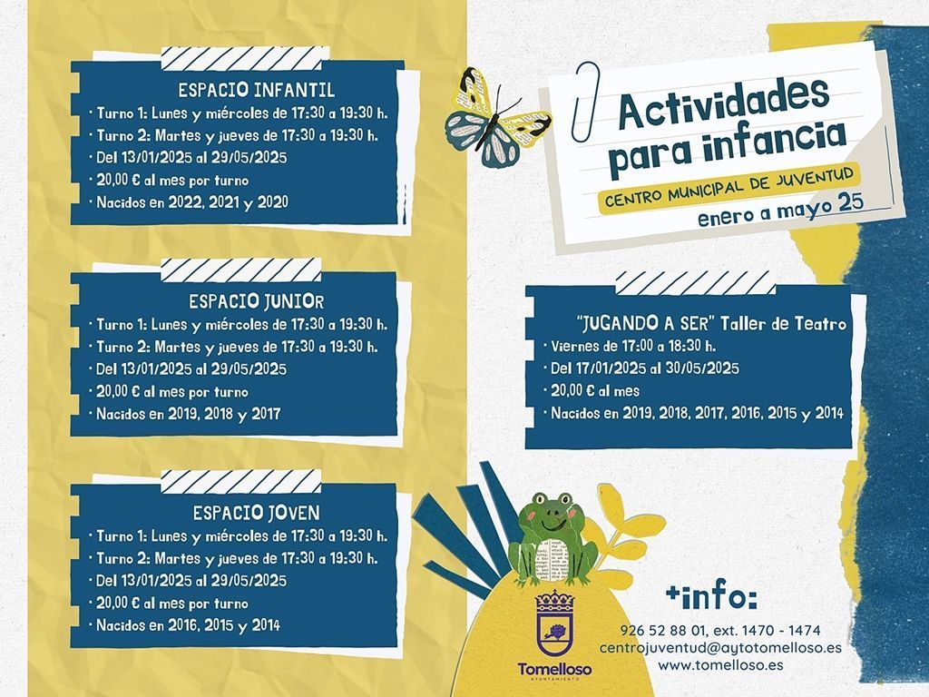 Actividades Infancia Enero a mayo 2025 2