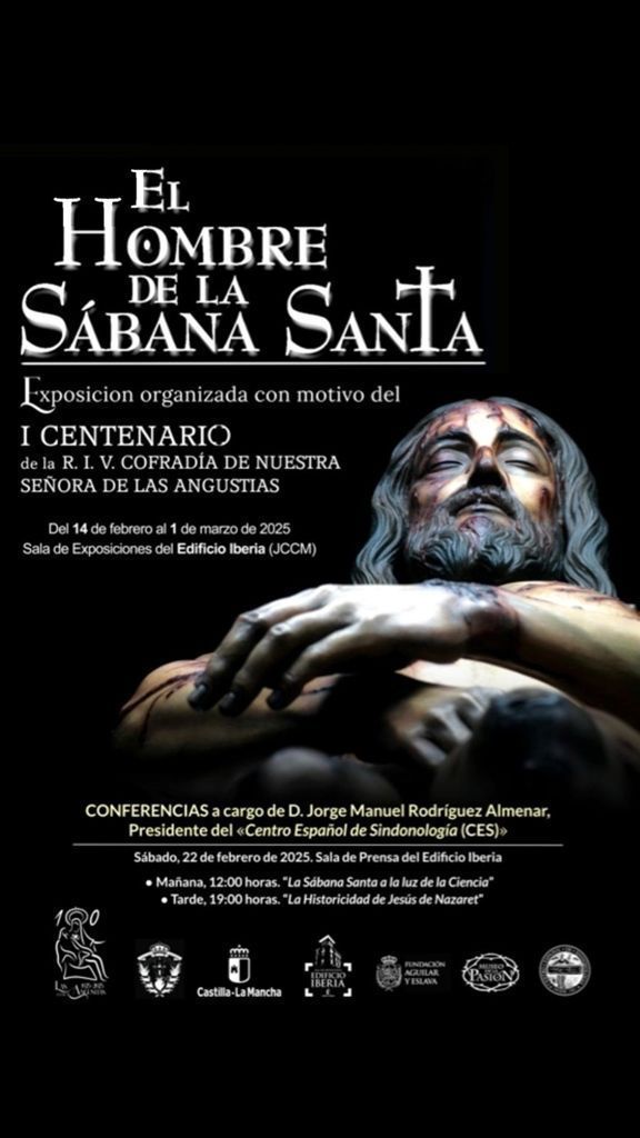 Cartel Exposición El Hombre de la Sábana Santa