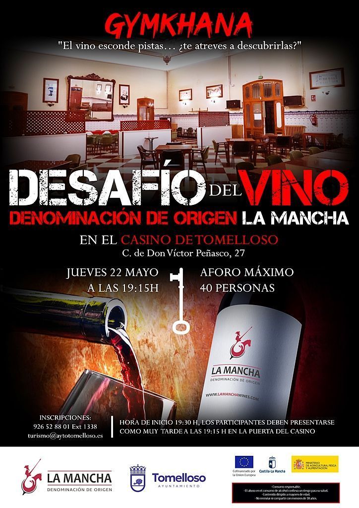 Cartel Desafio del Vino