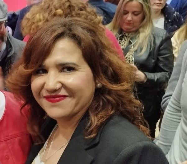 Almudena Moya en el Comité Provincial