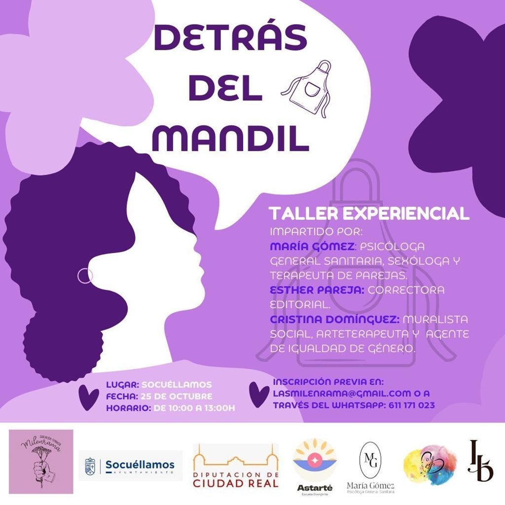 CARTEL DETRAS DEL MANDIL