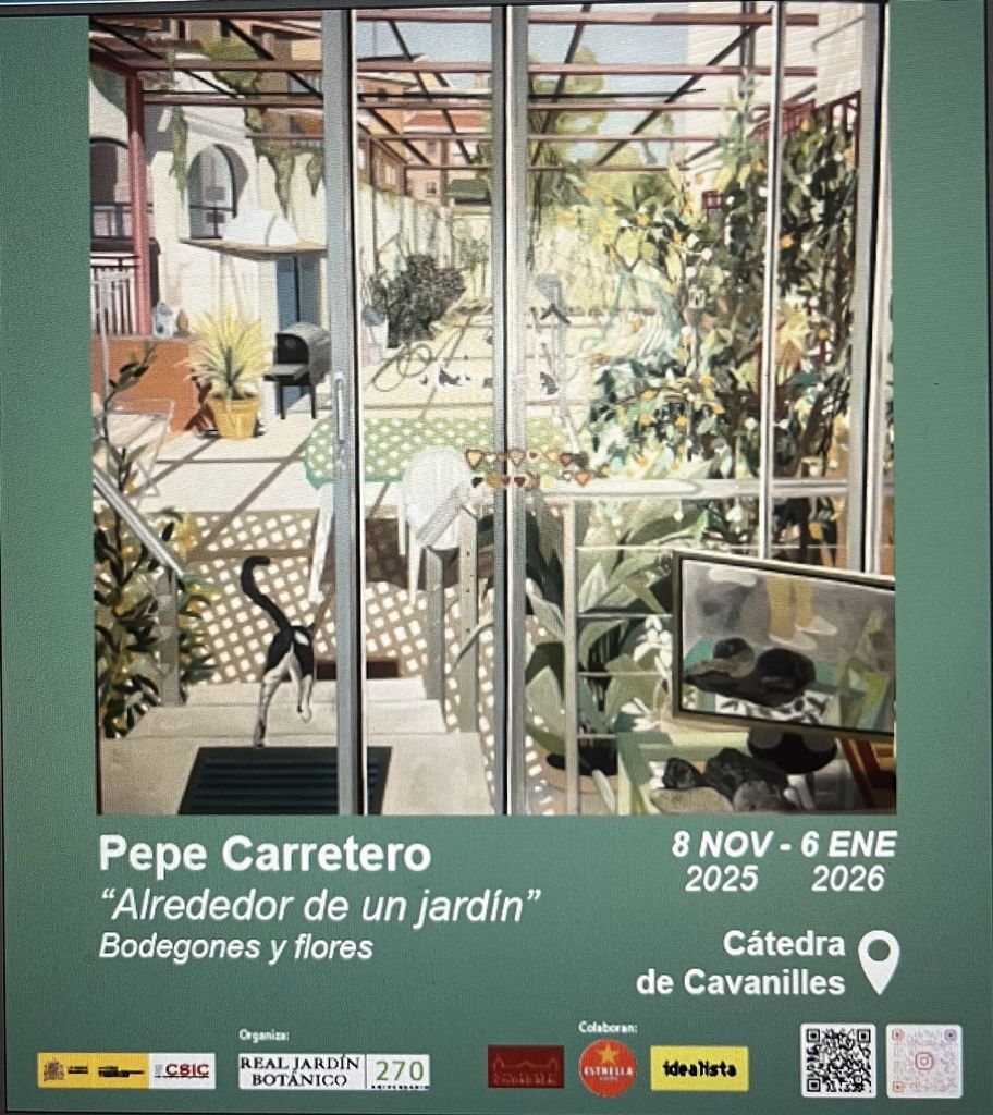 cartel de exposicion Real Jardin Botanico de Madrid