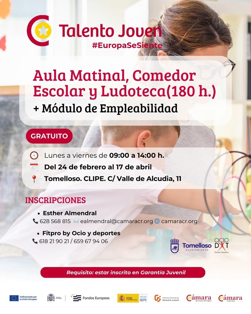 cartel curso Talento Joven