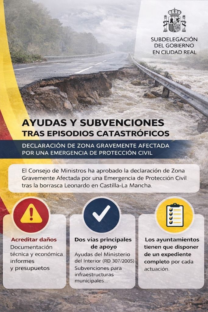 AYUDAS Y SUBVENCIONES TRAS EPISODIOS CATASTRÓFICOS