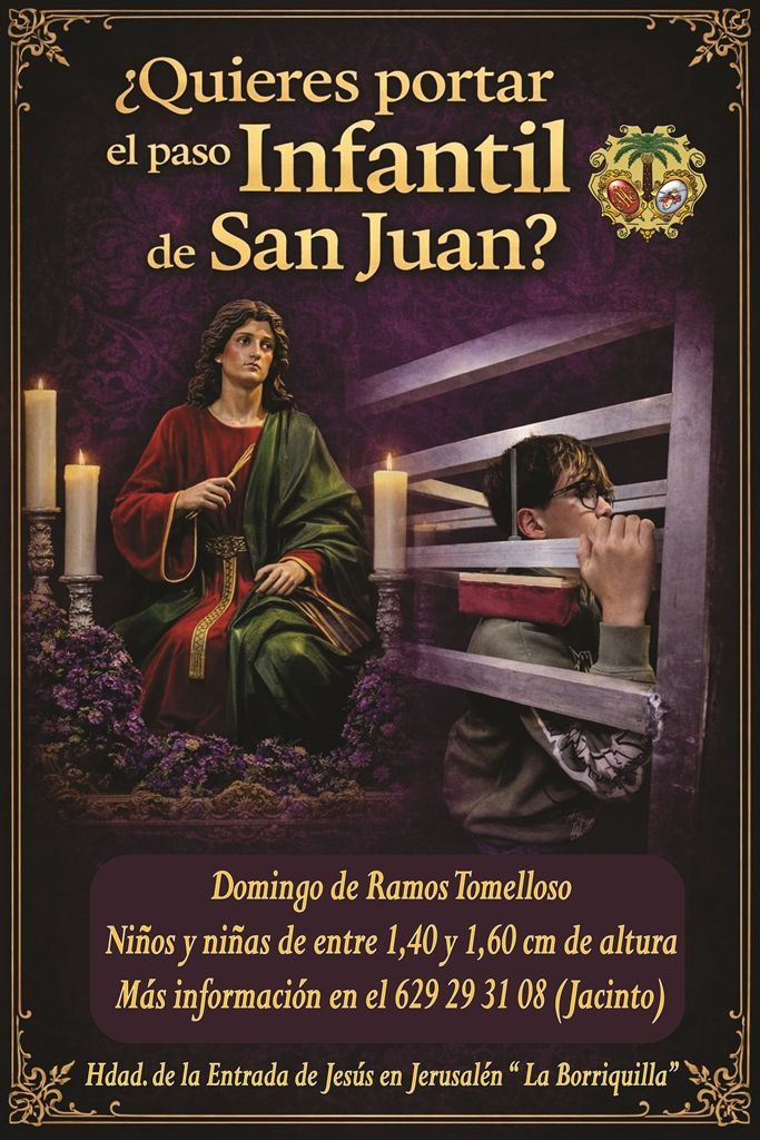 Cartel San Juan para costaleros