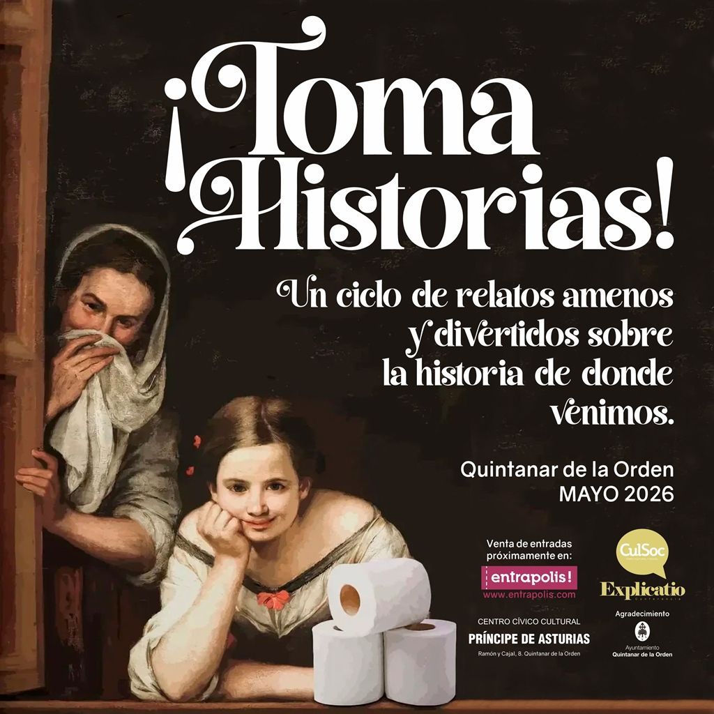 Cartel Toma Historias genérico