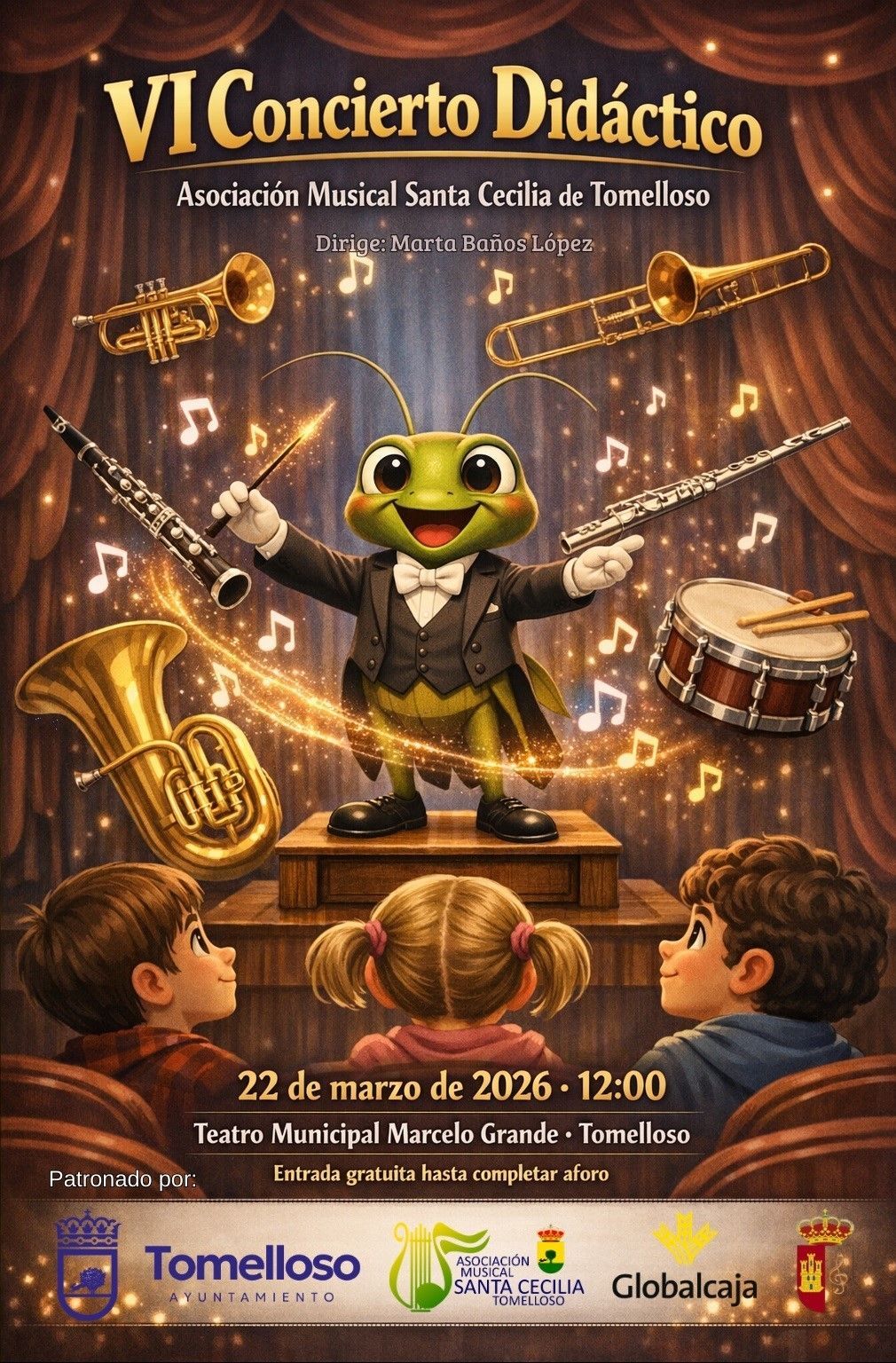 cartel concierto didactico